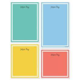 Color Trend Custom Memo Pad Set 