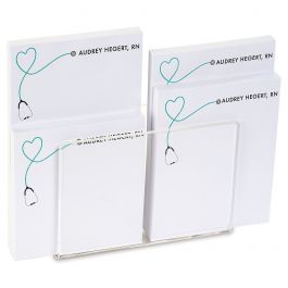 Medical Custom Notepad Set & Acrylic Holder