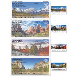 National Park Wonders Personal Single Checks With Matching Address Labels