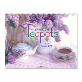 Teapot Wall 2024 Calendar | Colorful Images