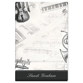 Music Mix Personalized Notes in a Tray Refill