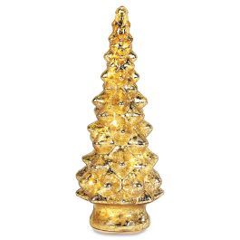 Mercury Glass Gold Traditional LED Tree 13