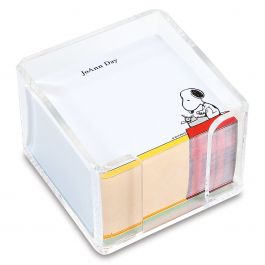 PEANUTS® Brights Custom Note Sheets in a Cube