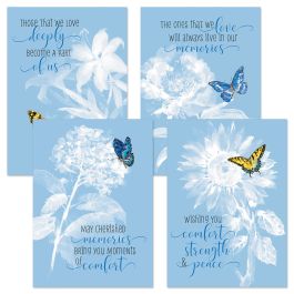 Silhouettes Sympathy Cards