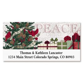 Warmest Wishes Deluxe Return Address Labels 