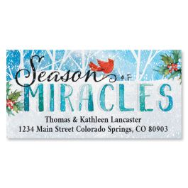 Season of Miracles Deluxe Return Address Labels