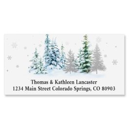 Sparkling Night Deluxe Return Address Labels