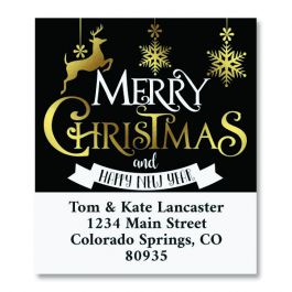 Festive Holiday Select Christmas Address Labels 