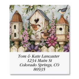Spring Birdhouse Select Return Address Labels | Colorful Images