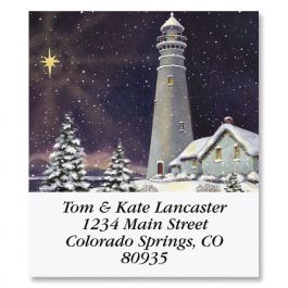 December Light Select Return Address Labels