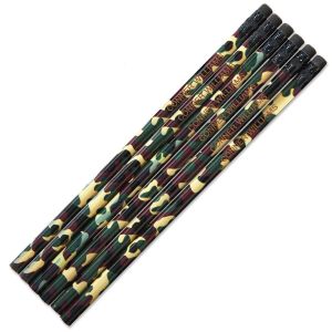 Camouflage #2 Hardwood Custom Pencils