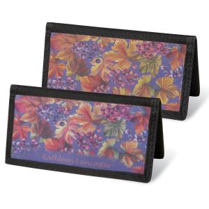 Vineyard Personal Checkbook Covers