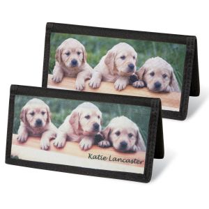 Puppy Love Personal Checkbook Covers