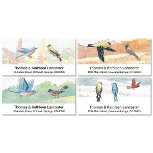 Wildbirds Deluxe Address Labels  (4 Designs)