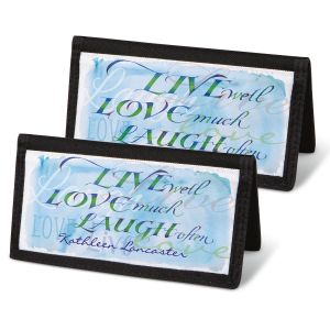Live, Love, Laugh Personal Checkbook Covers