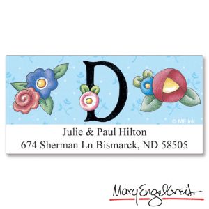 Mary Engelbreit® Initial Deluxe Address Labels