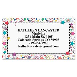 Confetti Business Cards