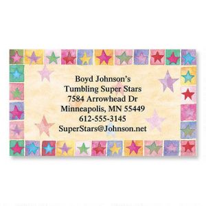 Stars on Parade Business Cards