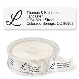 thumbnail image 2 of Conventional Off Center Rolled Return Address Labels With Dispenser Set 2 of 10