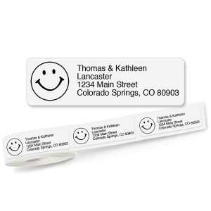 Gloss White with Symbol Standard Rolled Return Address Labels