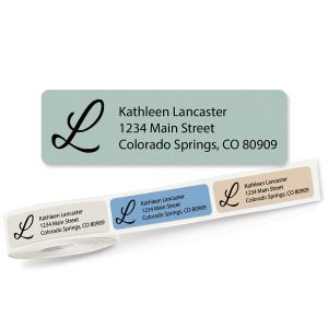 Stonewashed with Initial Standard Rolled Return Address Labels