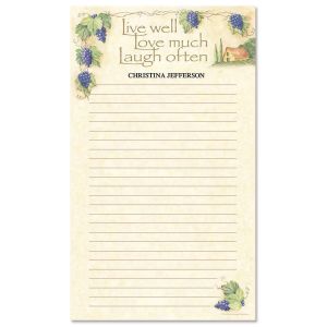 Live, Love, Laugh Notepad