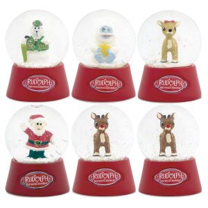 Rudolph Character Snowglobes