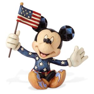 Jim Shore's Mini Patriotic Mickey Mouse Figurine