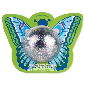 Blue Butterfly Glitter Bath Fizzer