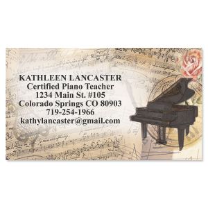 Sweet Melody Business Cards