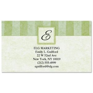 Tailored Elegance Initial Business Cards