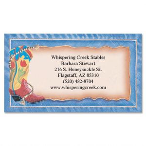 Rompin' Stompin' Boots  Business Cards