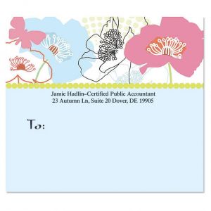 Floral Madness Package Labels