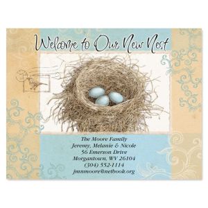 new address cards moving cards weve moved postcards colorful change of address post cards