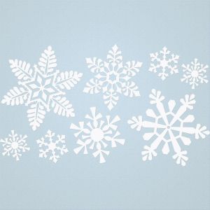 Snowflakes Vinyl Wall Accent