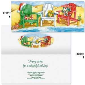 Water's Edge Slimline Holiday Cards
