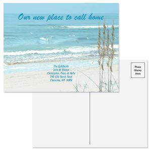 Seashore New Address Postcards