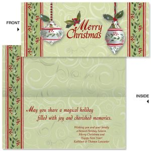 Winterberry Slimline Holiday Cards