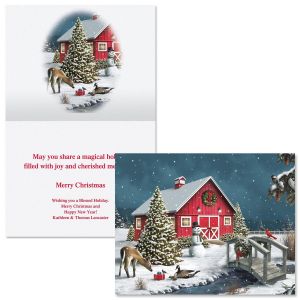 Nature's Gift  Note Card Size Christmas Cards