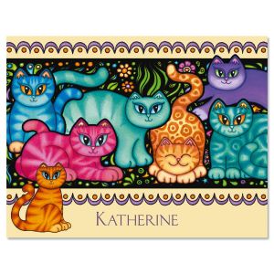 Sew Kitty Personalized Note Cards