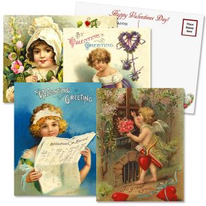 Valentine's Day Personalized Victorian Postcard