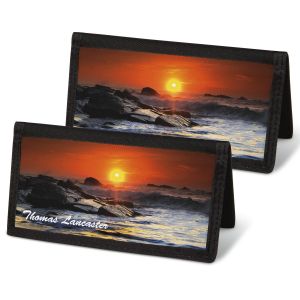 Dramatic Shores Personal Checkbook Covers
