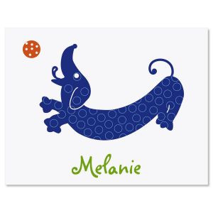 Hot Dog Personalized Note Cards