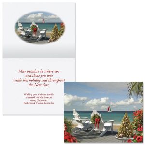 Christmas in the Sunshine Note Card Size Christmas Cards