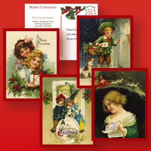 Vicki's Victorian Christmas Postcards