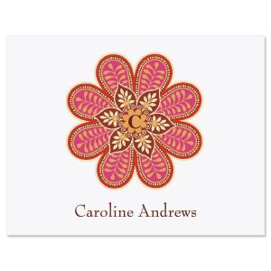 Flower Pop Personalized Note Cards