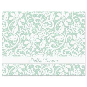 Lace Personalized Note Cards
