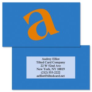 Tilt Double-Sided Business Cards