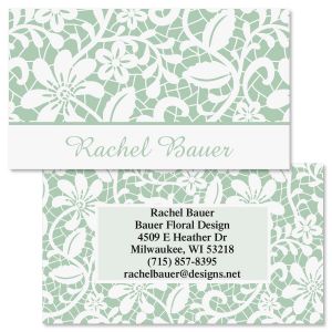 Lace Double-Sided Business Cards