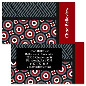 Op Art Double-Sided Business Cards